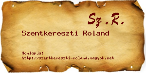 Szentkereszti Roland névjegykártya